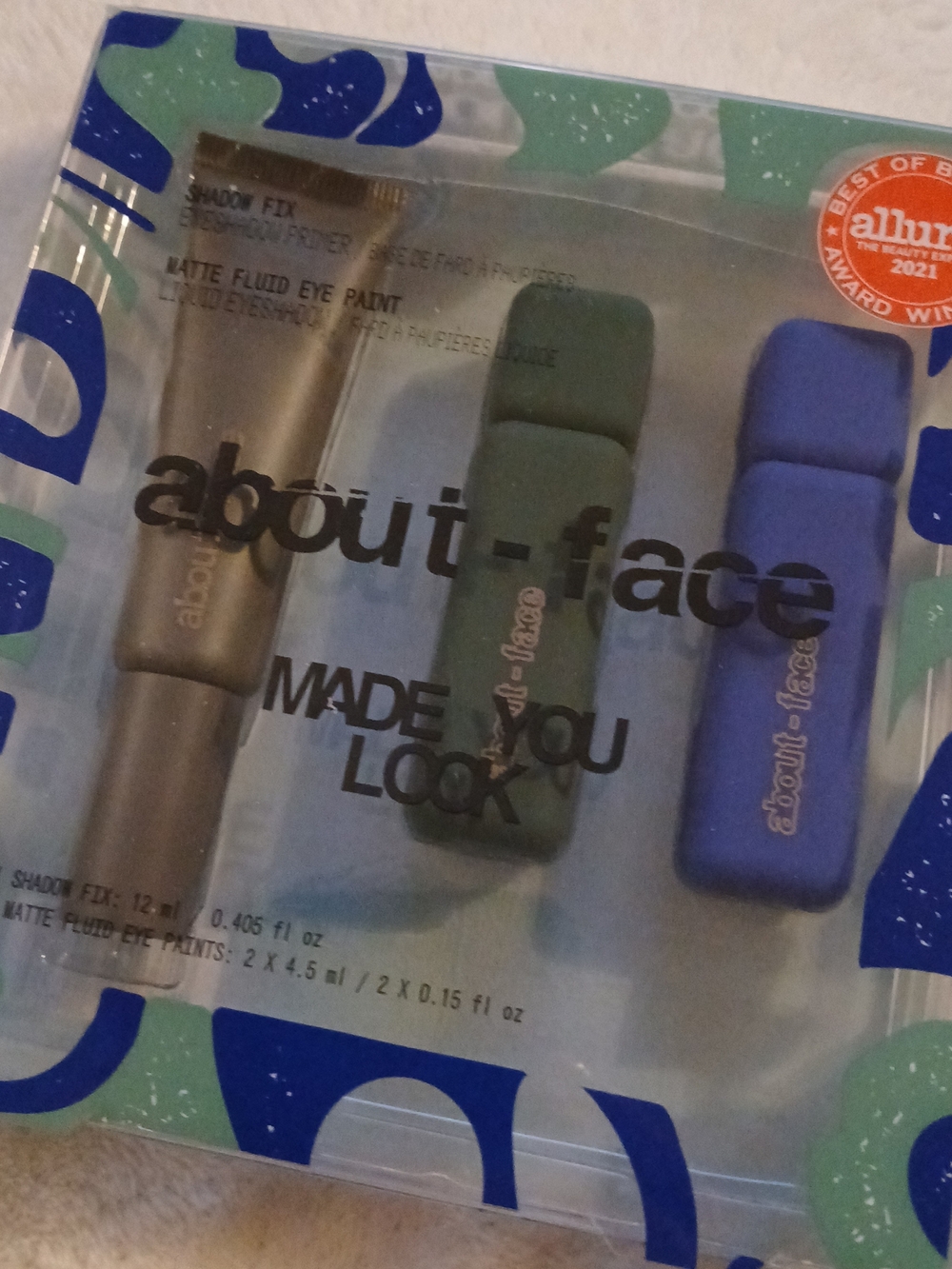 about-face "Made You Look" Matte Eye Paint Duo Set + Shadow Fix